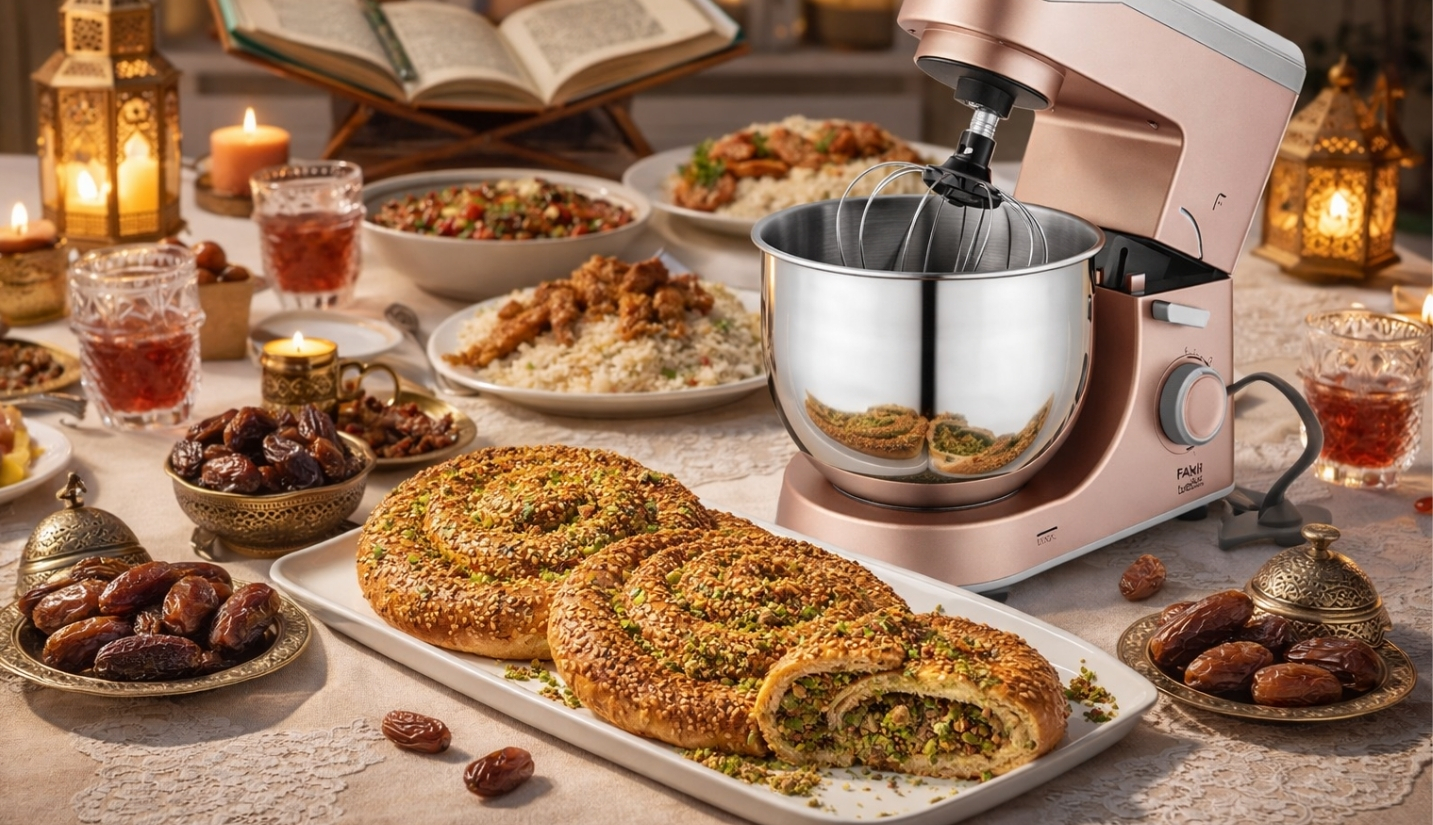 Fakir Arya Mutfak Şefi Rosie ile Ramazan’a Özel Fıstıklı Tahinli Katmer Çörek